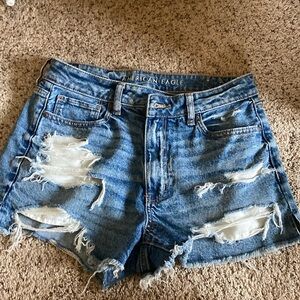 Never worn AE Strigid Mom Jean shorts size 8. Tags off but were never worn.